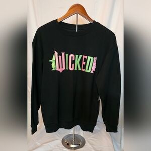 Wicked Graphic Sweatshirt | Official Musical Merchandise | Black - Size M - NWT